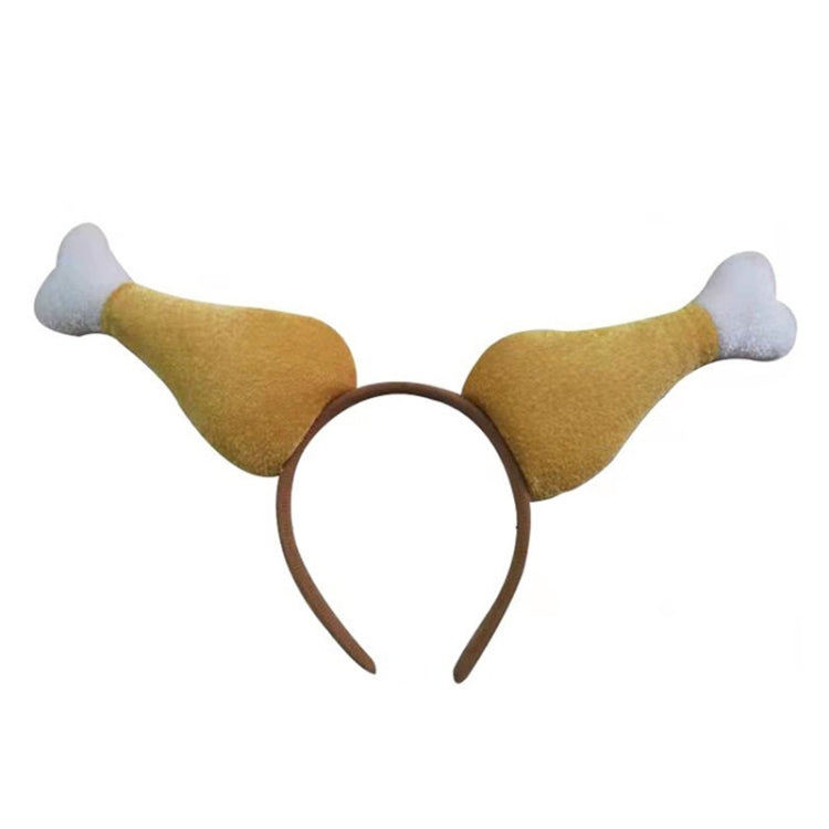 Thanksgiving Chicken Legs Headband Head Buckle Party Props, Style: Spring