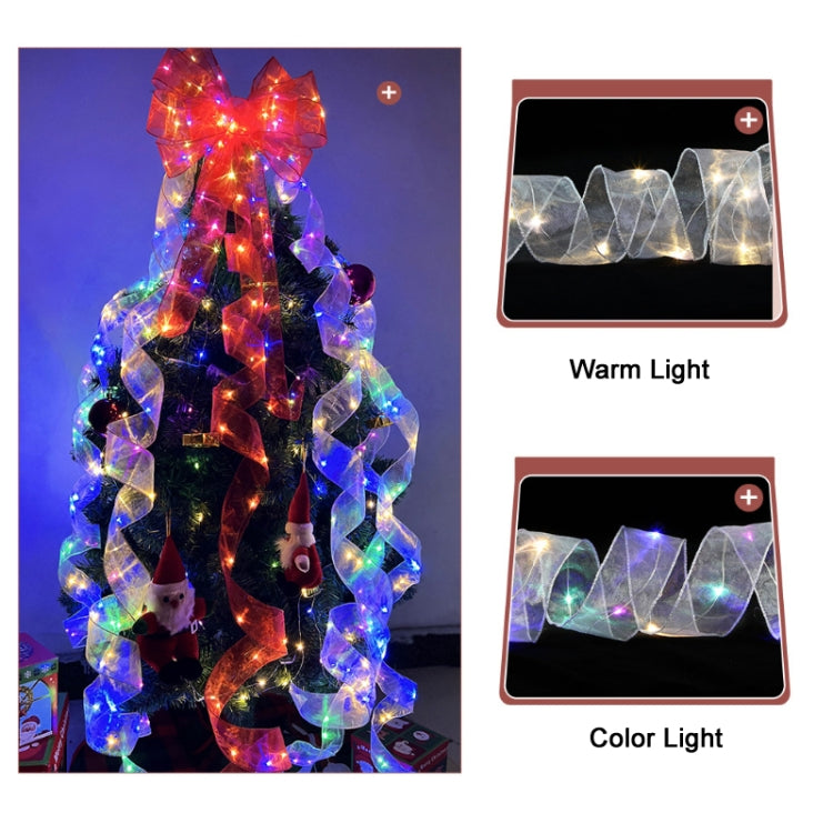 Christmas Ornament Double Light Board Yarn Ribbon String Lights