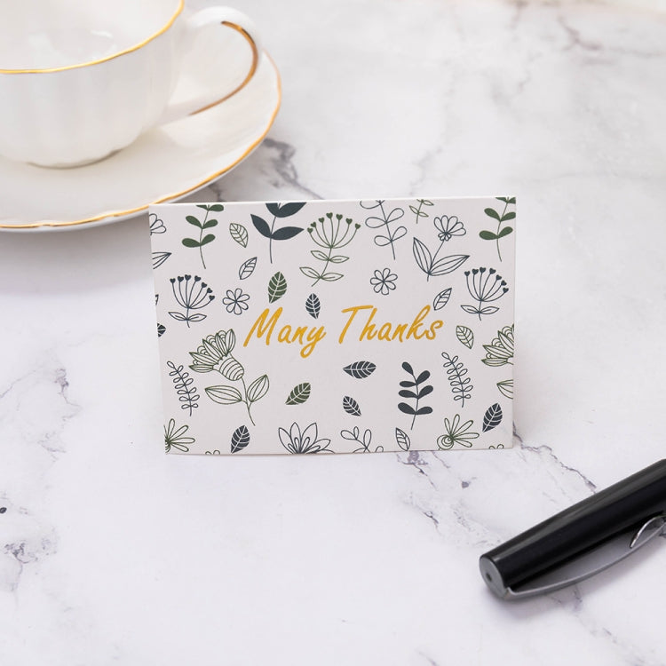 50 PCS Holiday Thank You Messages Greeting Cards