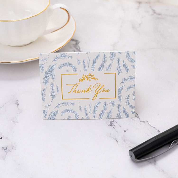 50 PCS Holiday Thank You Messages Greeting Cards