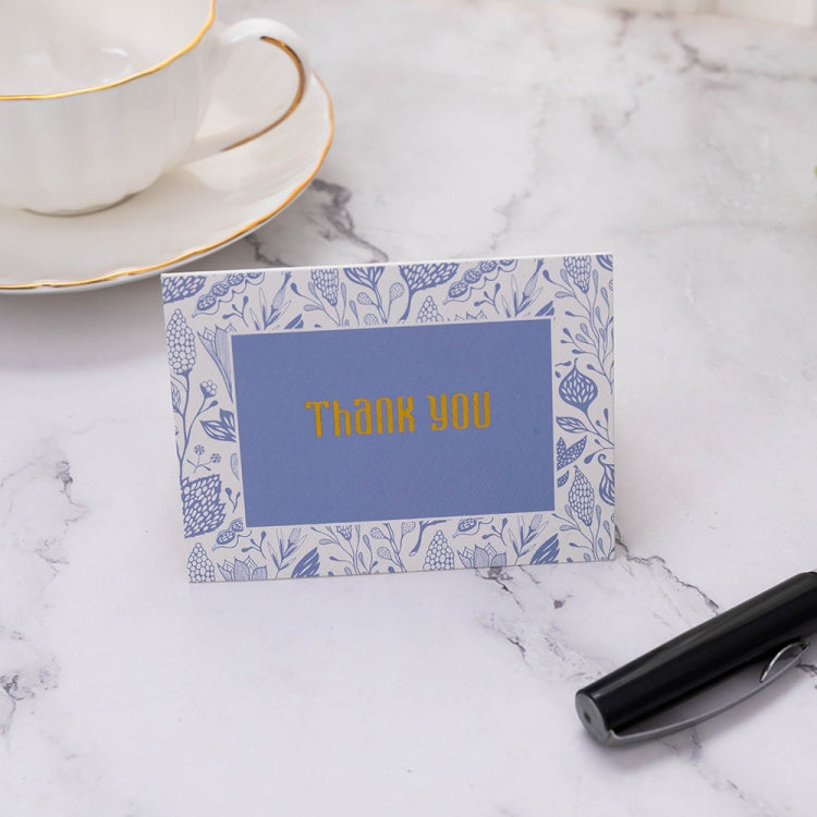 50 PCS Holiday Thank You Messages Greeting Cards