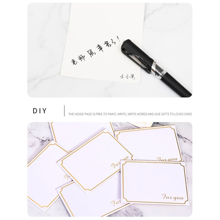 50 PCS Holiday Thank You Messages Greeting Cards