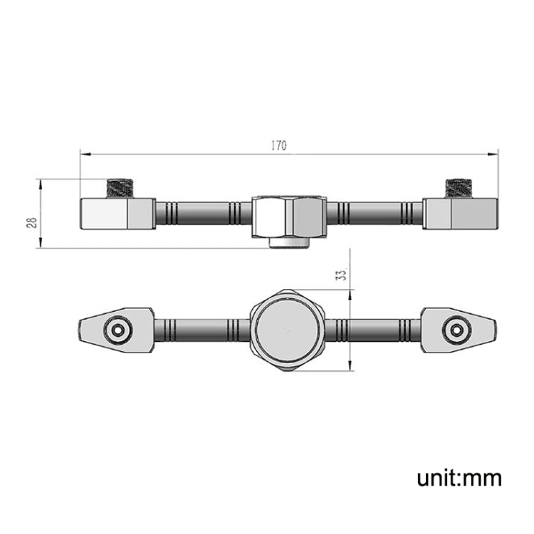 2 In 1 Outdoor Camping Aluminum Alloy Gas Tank Conversion Head Tool