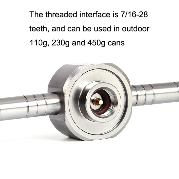 2 In 1 Outdoor Camping Aluminum Alloy Gas Tank Conversion Head Tool