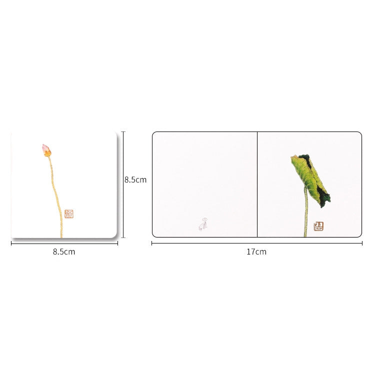 10 PCS Chinese Style Holiday Greeting Card