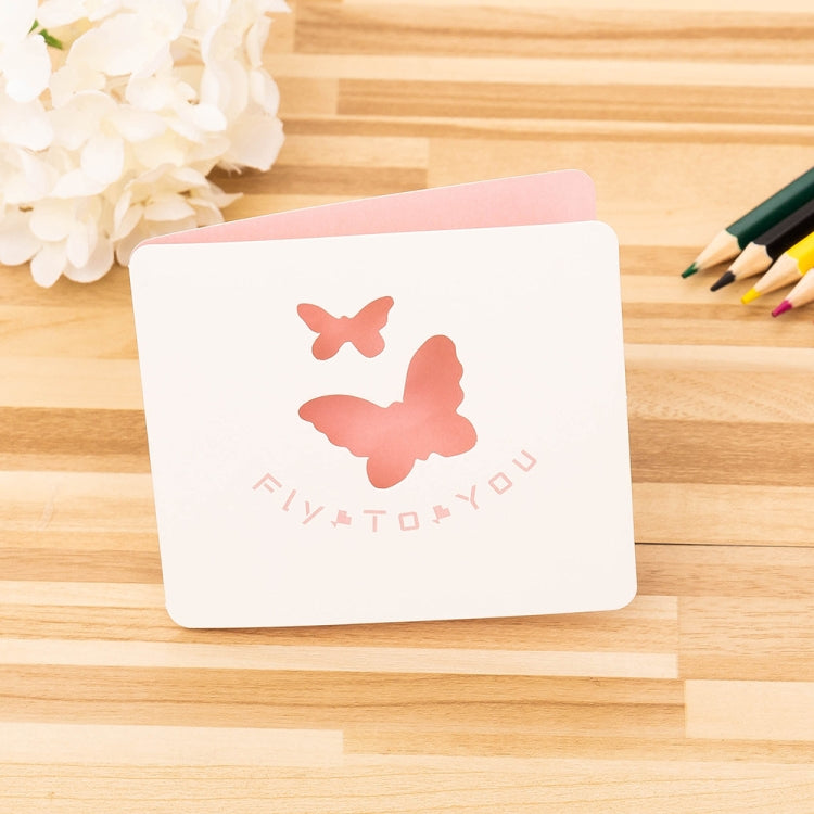 10 PCS Cute Hollow Cartoon Greeting Card