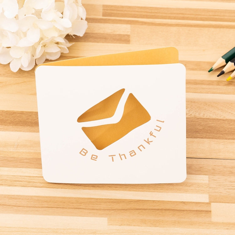 10 PCS Cute Hollow Cartoon Greeting Card