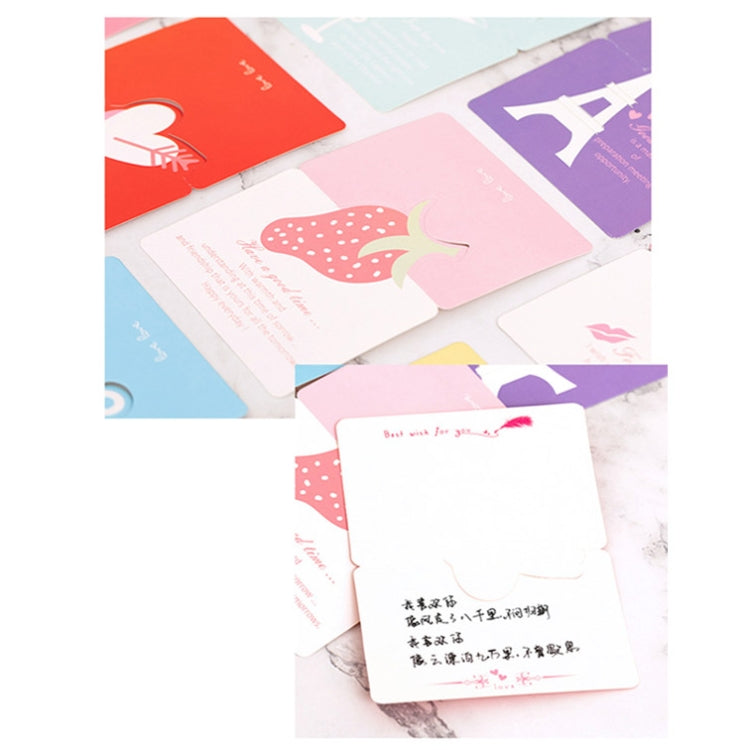 100 PCS Three-dimensional Hollow Greeting Cards