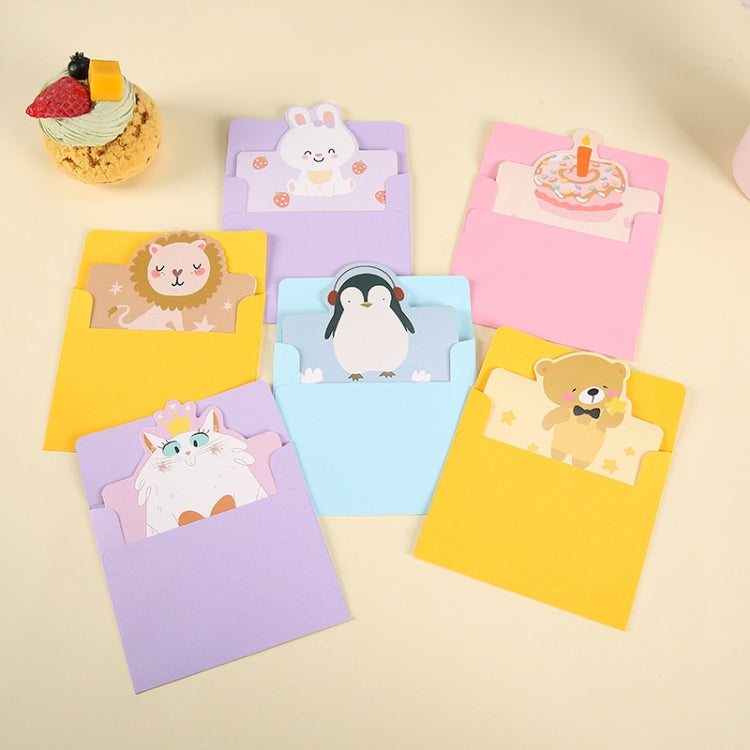 100 PCS Cute Cartoon Birthday Cards