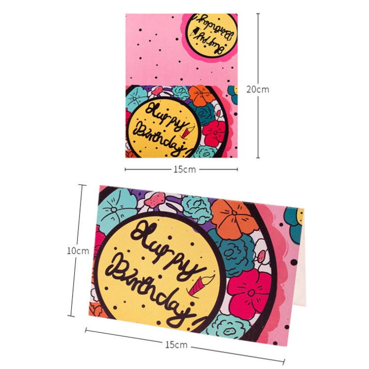 40 PCS Hand Drawn Children Birthday Card