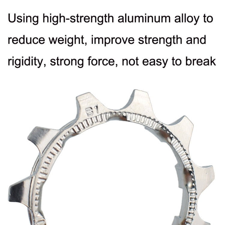 VG Sports Bike Lightweight Wear -Resistant Freewheel Patches, Style: 11T (Silver)