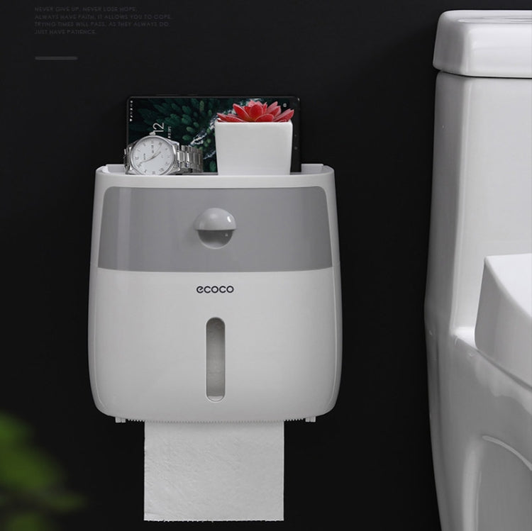 ECOCO E1804 Toilet Multifunctional Double-layers Tissue Rack