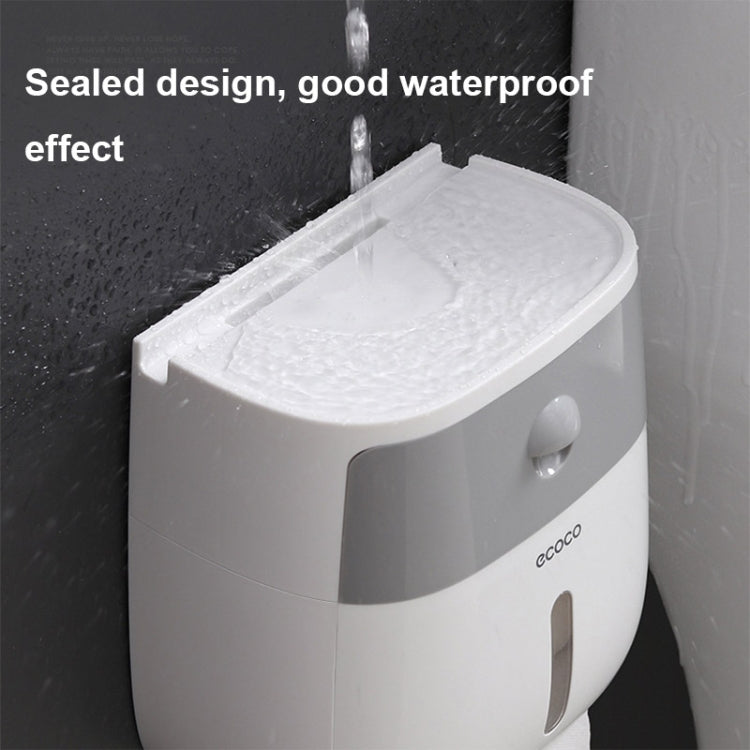 ECOCO E1804 Toilet Multifunctional Double-layers Tissue Rack