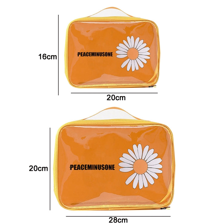 Travel Portable Transparent Large-Capacity Cosmetic Storage Bag