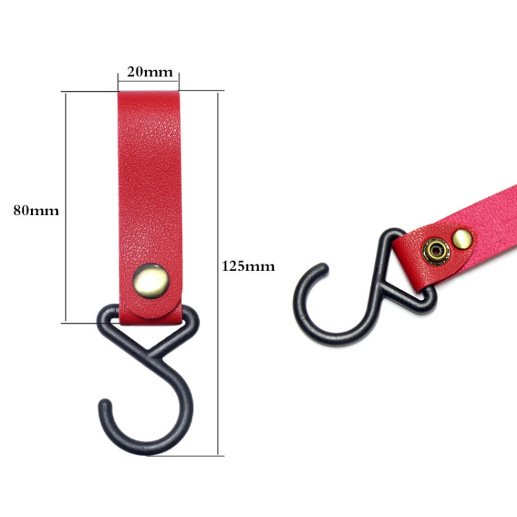 Outdoor Camping Tent PU Leather Multifunctional Storage Hook