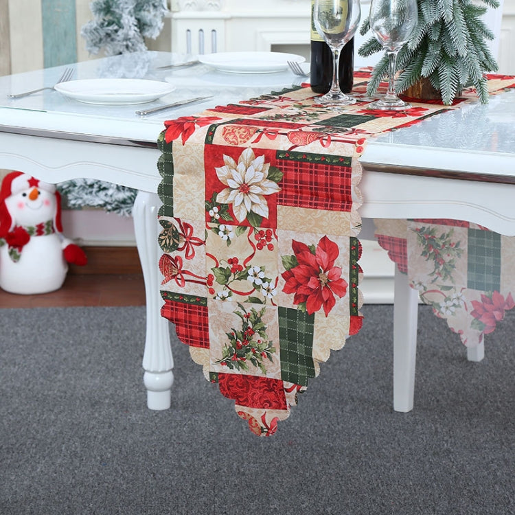 Christmas Decoration Print Table Flag Restaurant Family Party Tablecloth