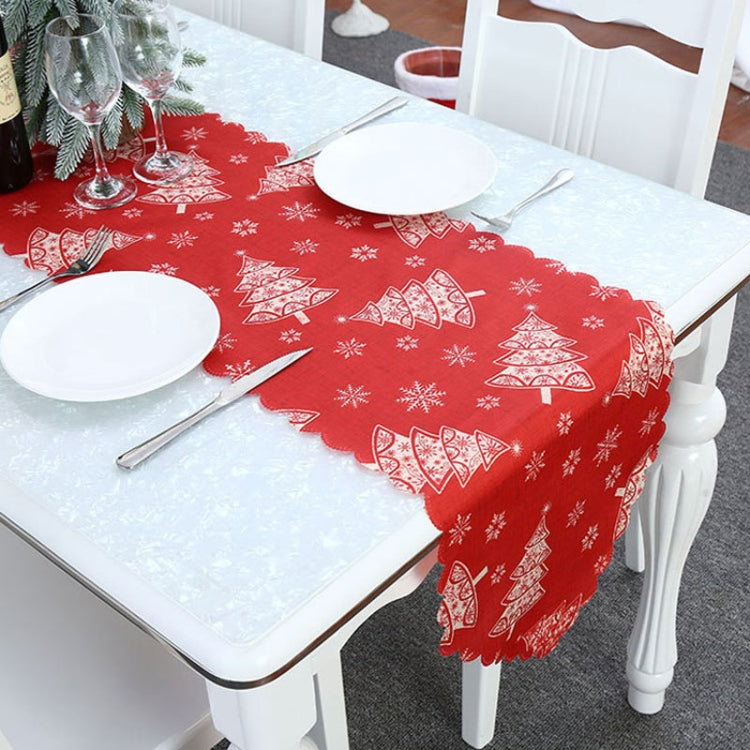 Christmas Decoration Print Table Flag Restaurant Family Party Tablecloth