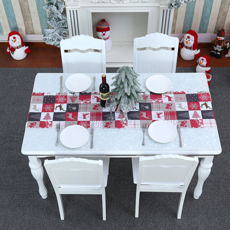 Christmas Decoration Print Table Flag Restaurant Family Party Tablecloth