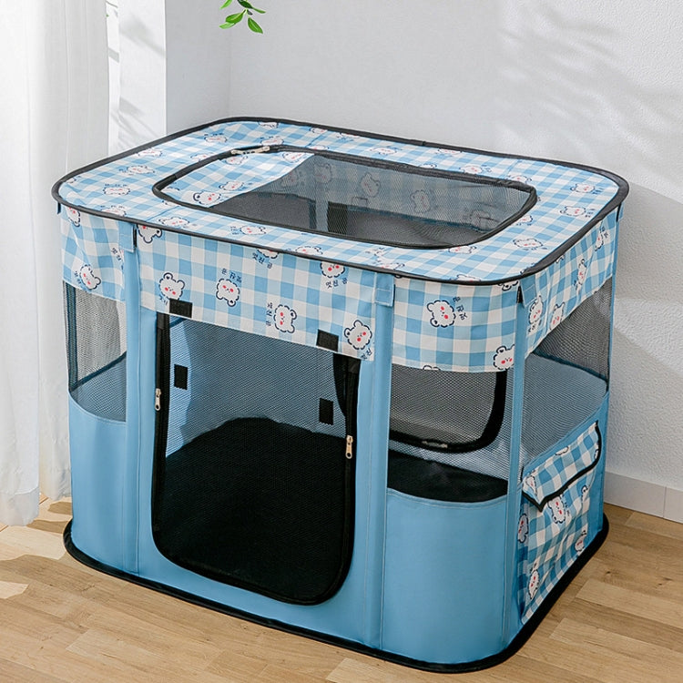 Rectangular Foldable Pet Fence Dog and Cat Litter Pet Delivery Room