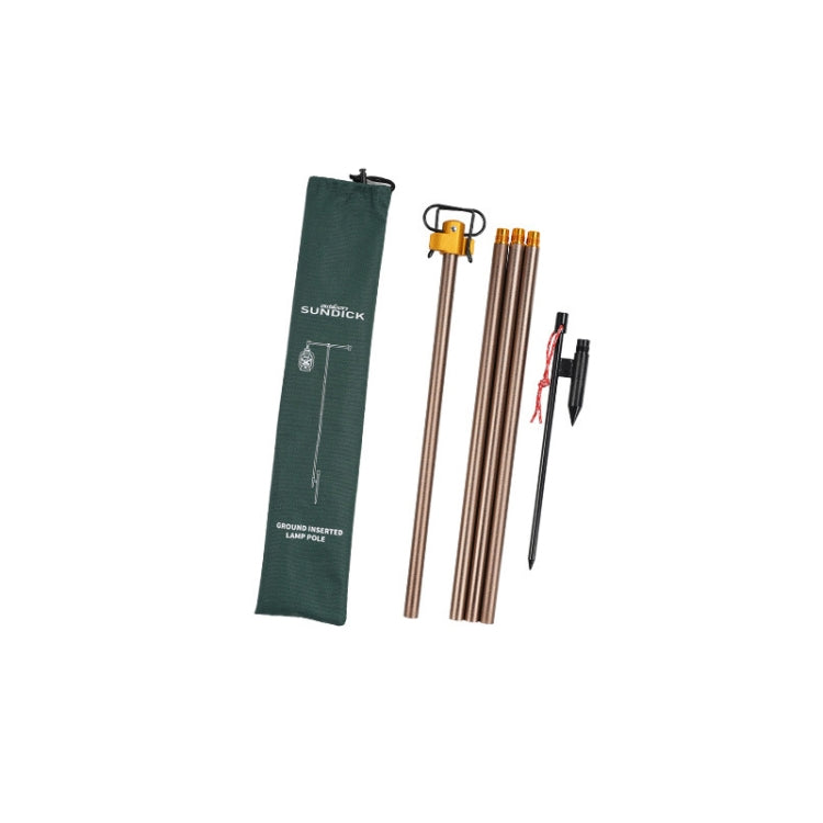 Outdoor Camping Telescopic Double Hook Folding Light Stand