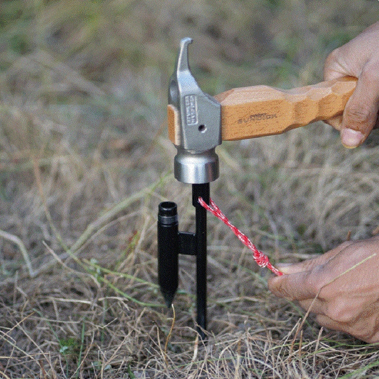 Outdoor Camping Telescopic Double Hook Folding Light Stand