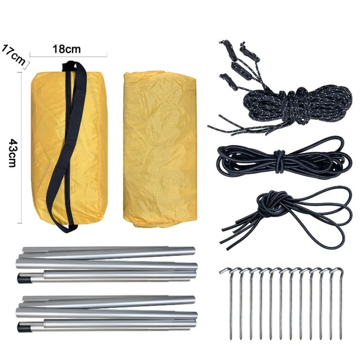 Rear Mosquito Repellent Sun Protection Tent RV Canopy Awning