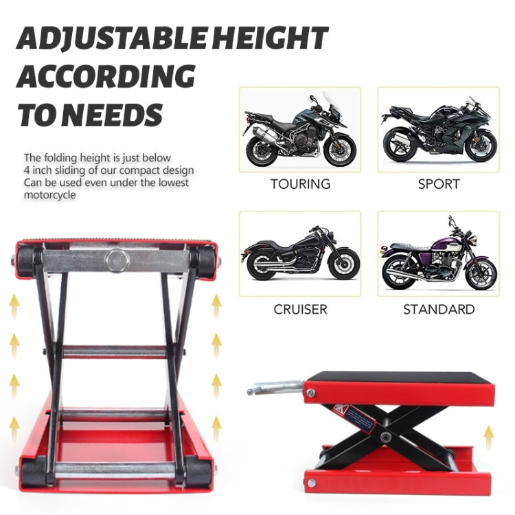 500KG 1100LBS Center Scissor Lift Suitable For Motor Bicycle ATV Work Stand