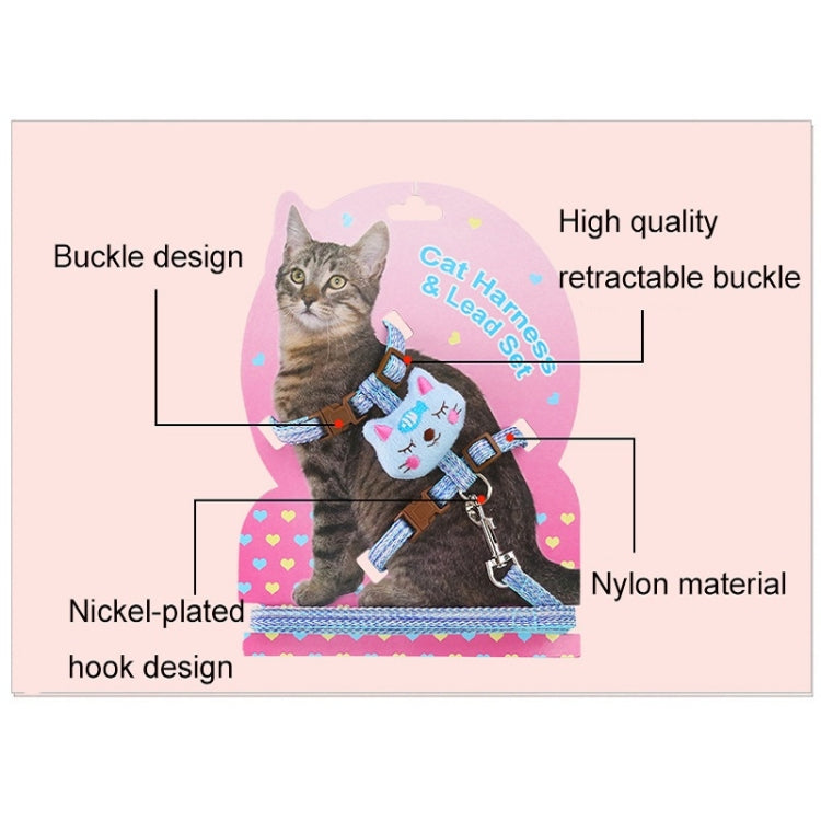 Comfortable Adjustable Anti-Escape Cat Leash