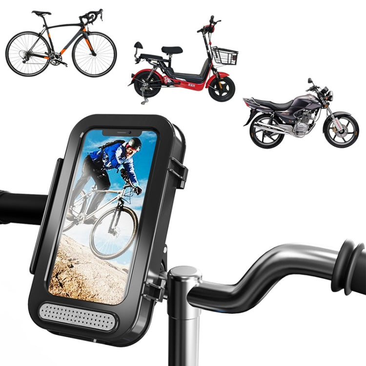 Bicycle Waterproof Bag Motorcycle Transparent Flip Phone Holder