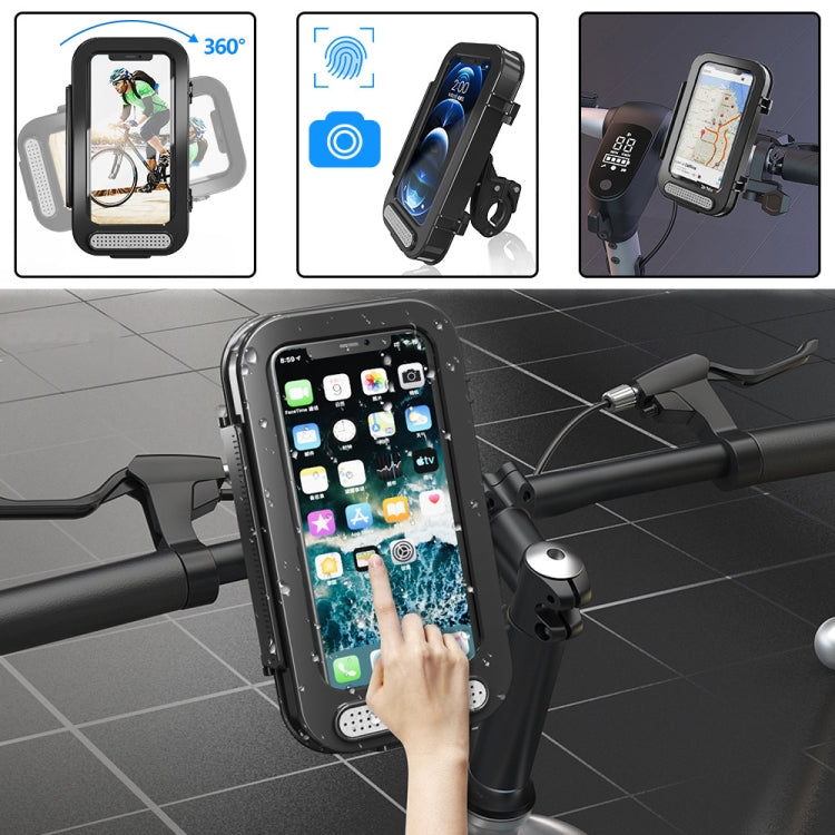 Bicycle Waterproof Bag Motorcycle Transparent Flip Phone Holder