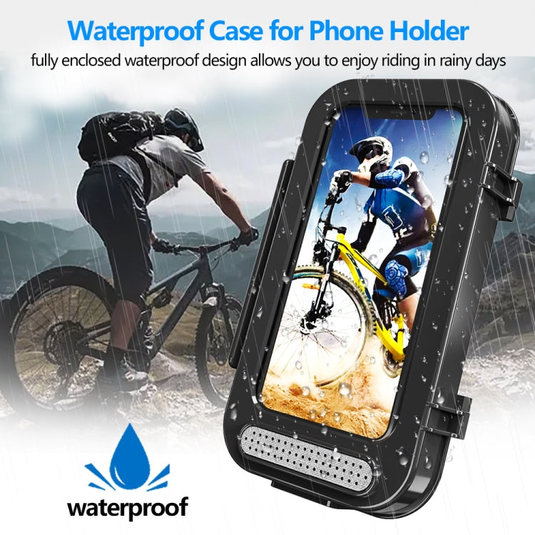 Bicycle Waterproof Bag Motorcycle Transparent Flip Phone Holder