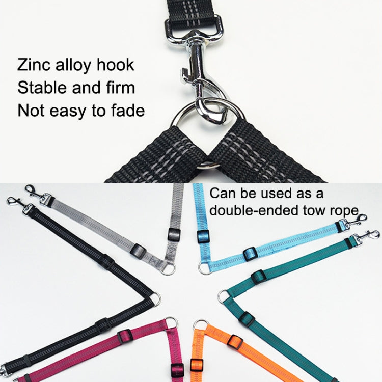 Pet Dual-purpose Car Reflective Seat Belt Dog Leash
