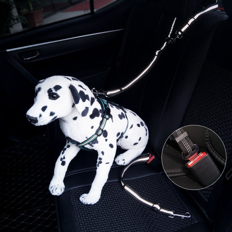 Pet Dual-purpose Car Reflective Seat Belt Dog Leash