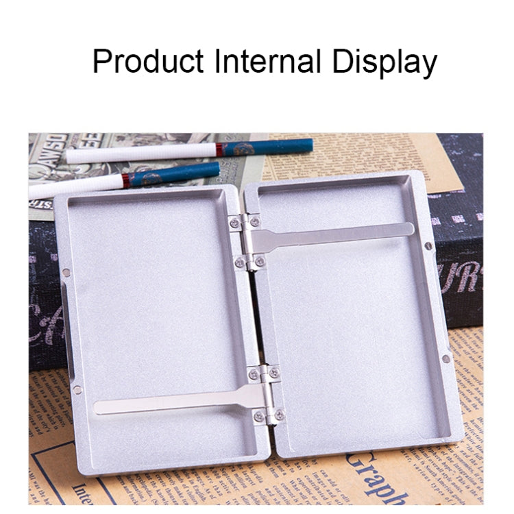 Y-13 Extended Aluminum Alloy Automatic Cover Cigarette Box