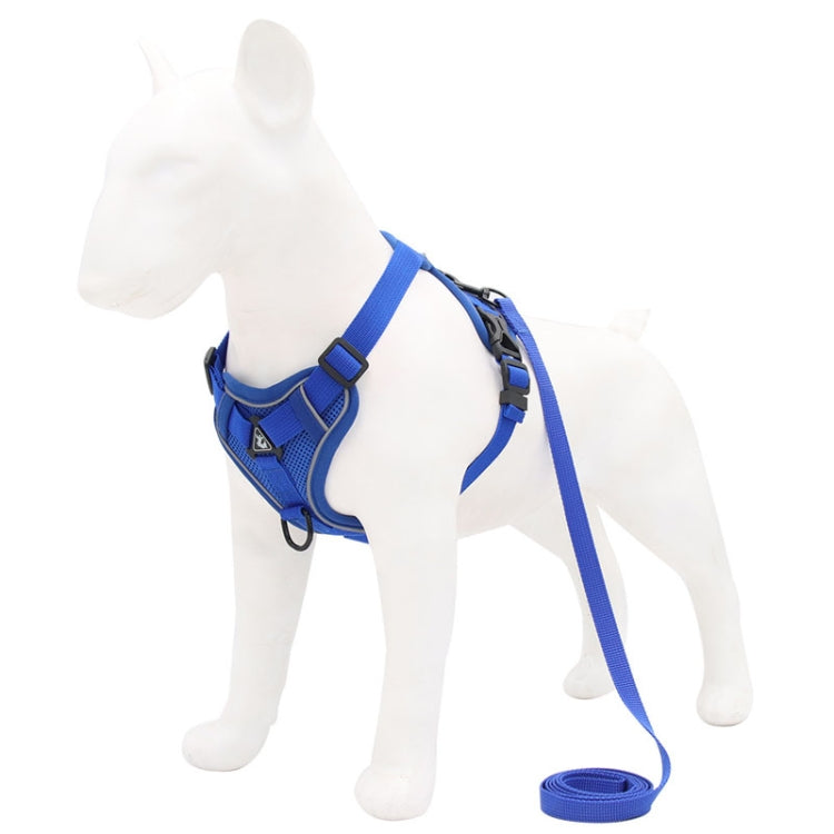 HT-864 Pet Traction Rope Reflective Breathable Dog Chest Strap Vest, Size: