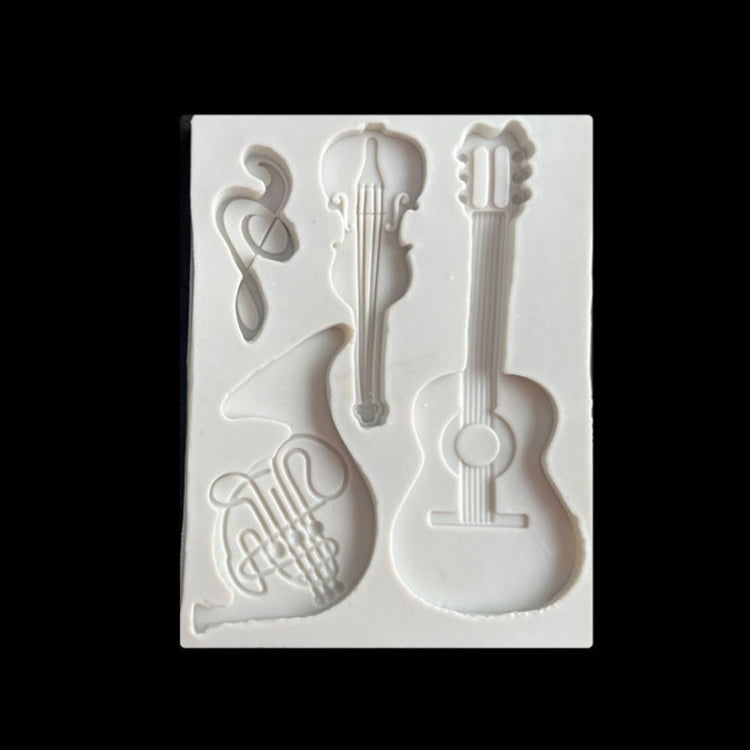 Castle Musical Silicone Mold Chocolate Fondant Cake Decor, Style:, Specification: Triangle