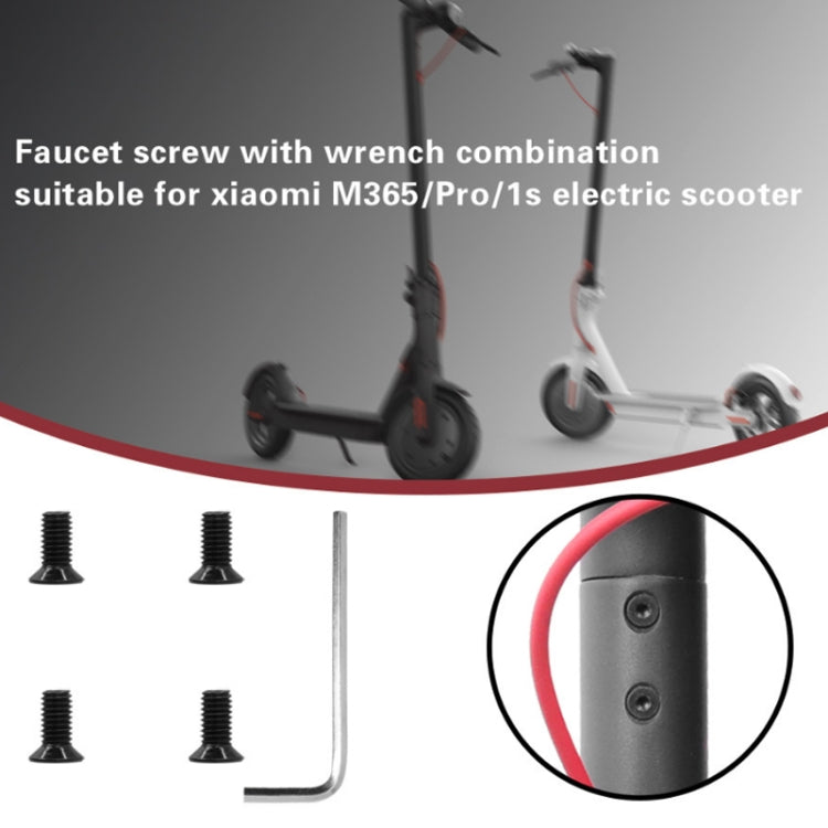 4 Packs Scooter Forehead Pole Connection Fixing Screw For Xiaomi Mijia M365/PRO