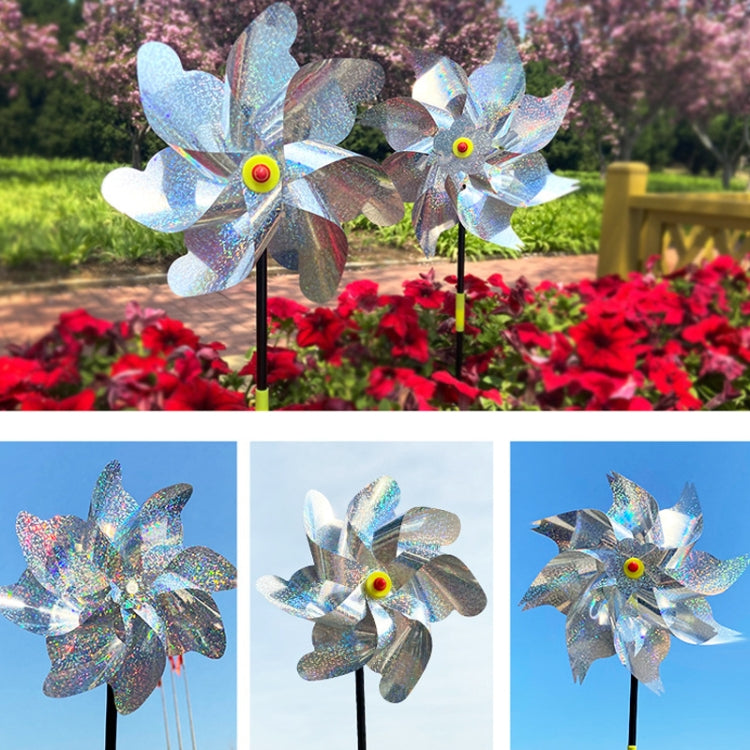 Balcony Garden Farmland Bird Catcher Reflector Anti-bird Laser Windmill, Style: Seven