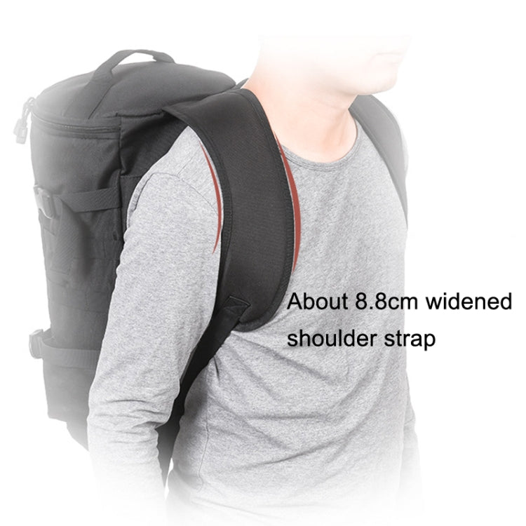 LEO 28085 Cylina Shape Fishing Gear Backpack Fishing Rod Outdoor Shoulder Bag