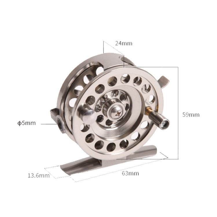 LEO 27757 Fast Reel Before Reeling Lever Brake Ice Fishing Reel