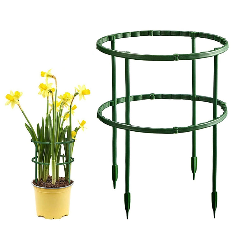 Garden Flower Stand Plant Plastic Support Ring, Style: