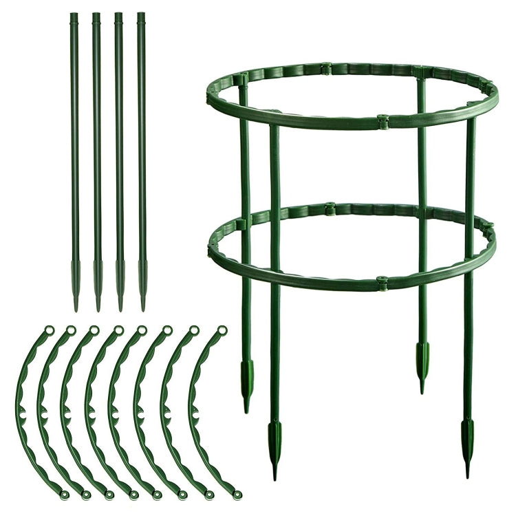 Garden Flower Stand Plant Plastic Support Ring, Style: