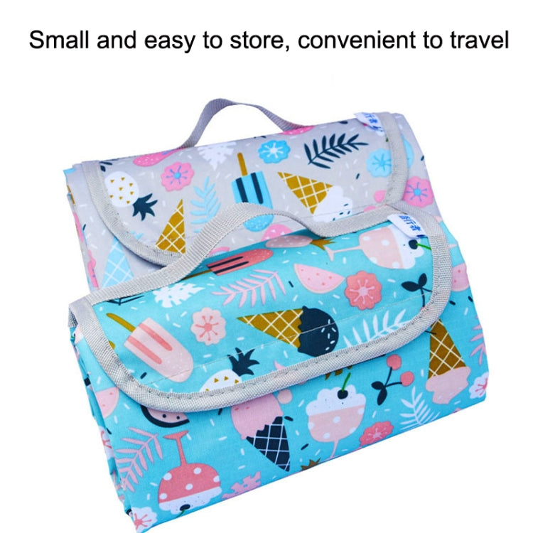 Spring Outing Portable Moisture-proof Picnic Mat Outdoor Tent Campground Mat, Size: