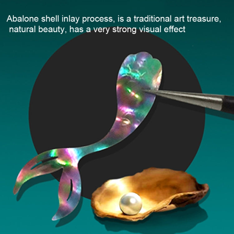 Clover Long Handle Sandalwood Comb Classical Craft Comb,Package: