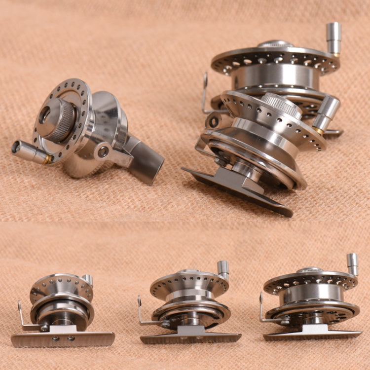 LEO 27758 Side Foot Front Reel With Guide Ring Ice Fishing Reel, Specification: