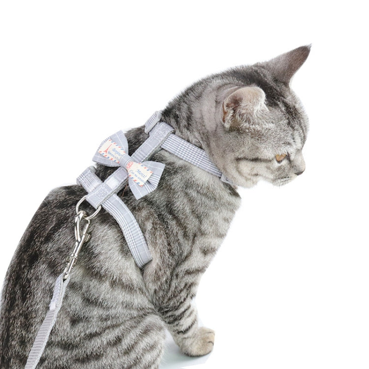 Bow-knot Anti-breakaway Adjustable Cat Leash