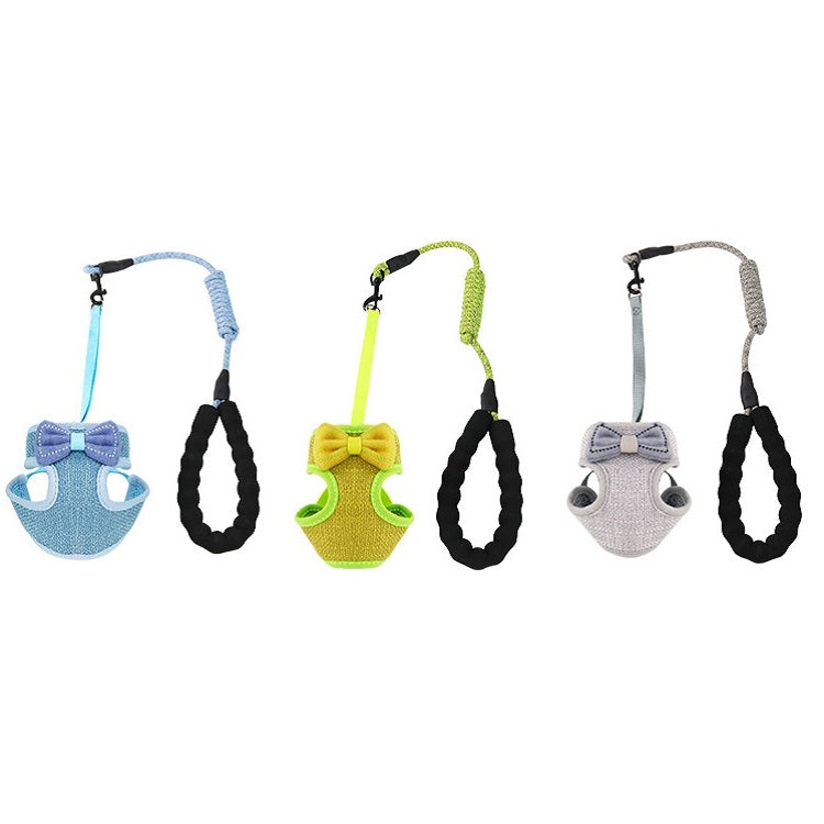 Bow Vest Type Adjustable Cat Leash