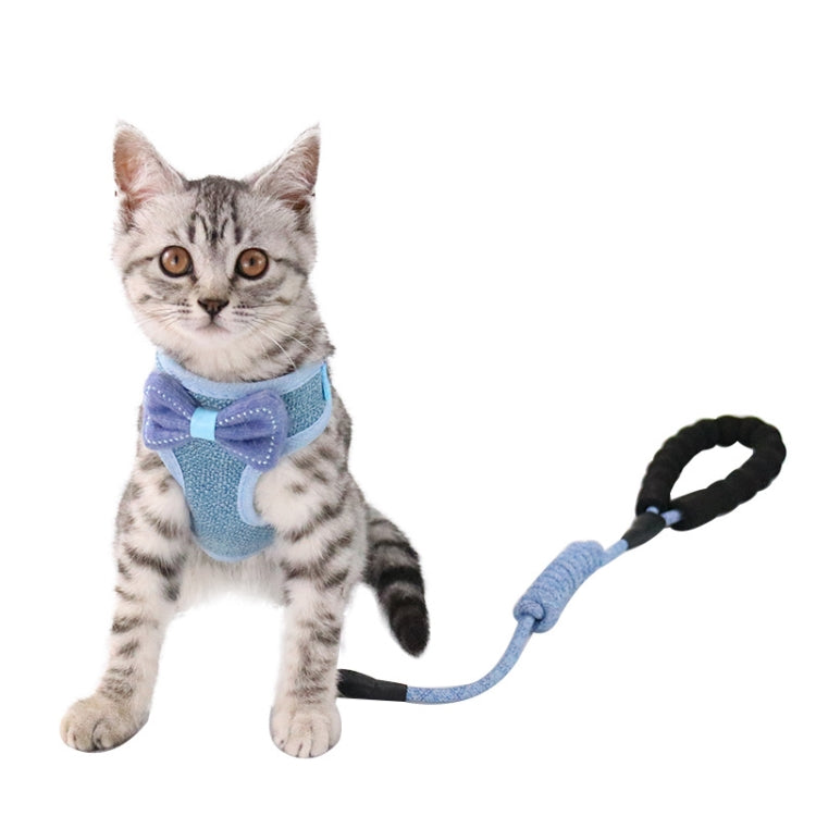 Bow Vest Type Adjustable Cat Leash