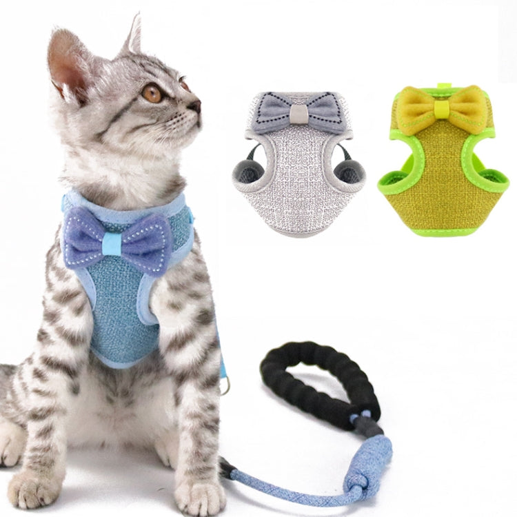 Bow Vest Type Adjustable Cat Leash