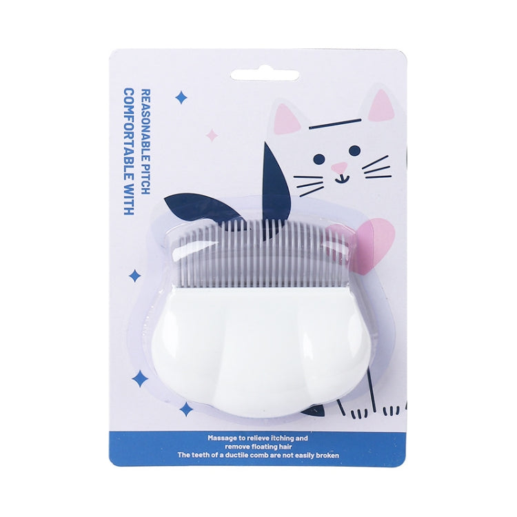 Pet Hair Removal Shell Comb Cat Tickling Massage Comb